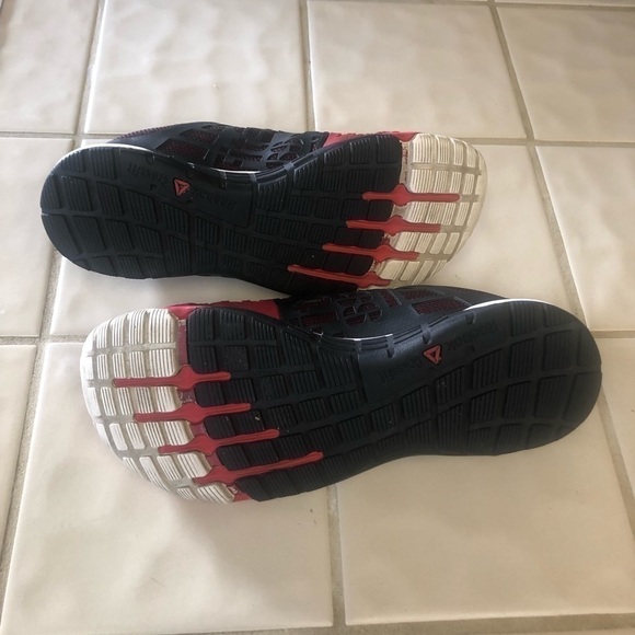 REEBOK CrossFit shoes, Black red and white, 6 1/2 - Picture 7 of 8